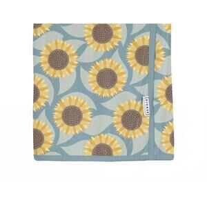 NEW KICKEE swaddle perfect blanket in stormy sea sunflower